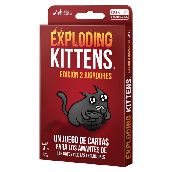 Juego De Mesa Exploding Kittens Edición 2 Jugadores
