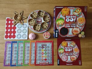 Juego De Mesa Sushi Go! Gira y Come DIM SUM - Imagen 2