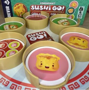 Juego De Mesa Sushi Go! Gira y Come DIM SUM - Imagen 4