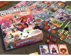 Juego de Mesa Outnumbered Heroes Improbables - Imagen 2