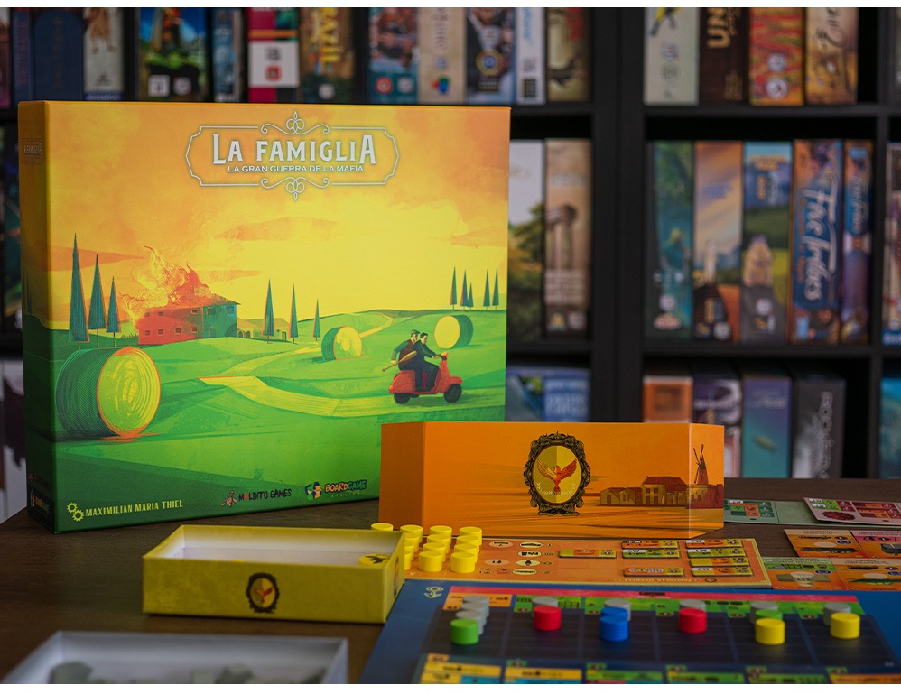 Juego de Mesa La Famiglia: la Gran Guerra de la Mafia - Imagen 2