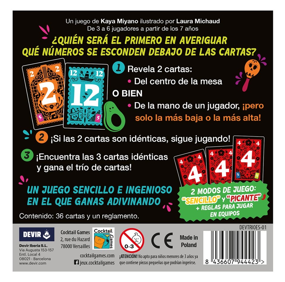 Juego de Mesa Trio - Imagen 5