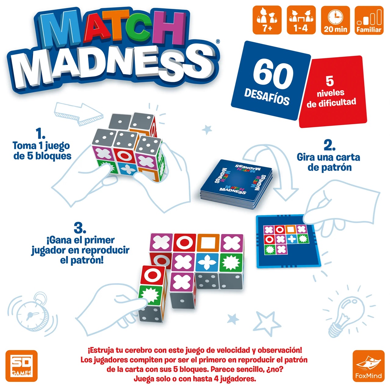 Juego de Mesa Match Madness – Español - Imagen 7