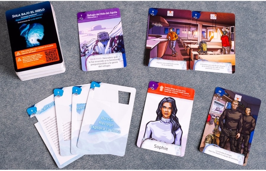Juego de Mesa Back Stories 1 - Sola Bajo el Hielo - Imagen 3